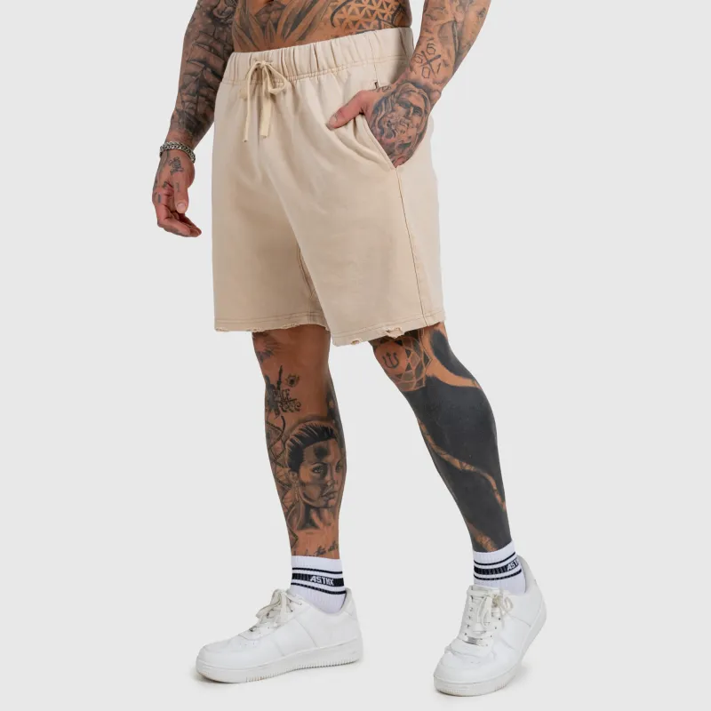 Férfi szett Iron Aesthetics X Washed, bézs-20