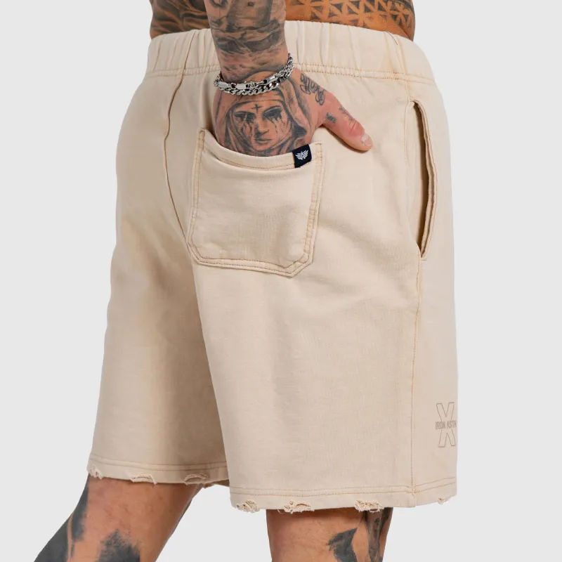Férfi szett Iron Aesthetics X Washed, bézs-22