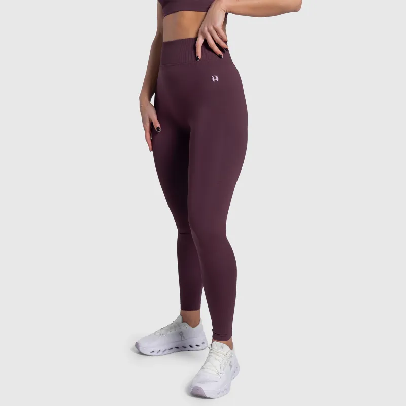 Női leggings Iron Aesthetics Ultimate, plum-1