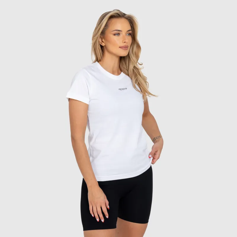 Női póló Iron Aesthetics Basic, fehér-3