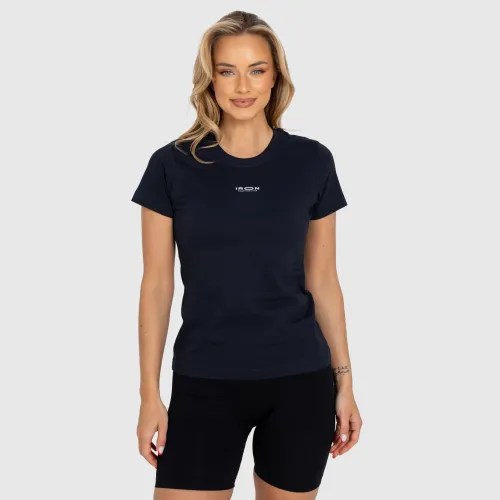 Női póló Iron Aesthetics Basic, navy