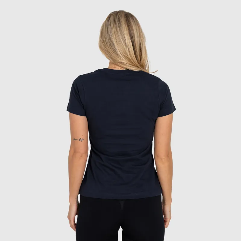 Női póló Iron Aesthetics Basic, navy-5