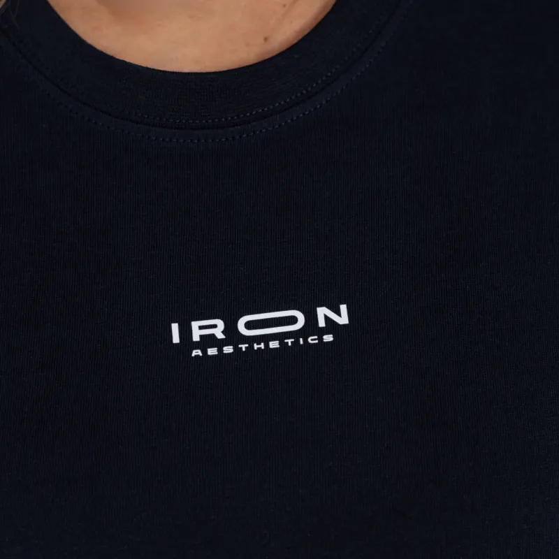 Női póló Iron Aesthetics Basic, navy-3