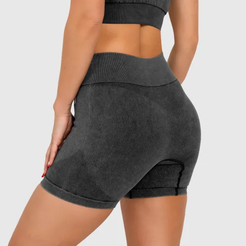Női rövidnadrág Iron Aesthetics Faded, washed black