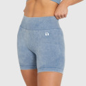 Női rövidnadrág Iron Aesthetics Faded, washed blue