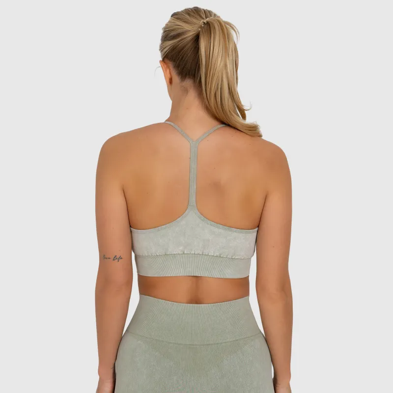 Női melltartó Iron Aesthetics Faded, washed green-5