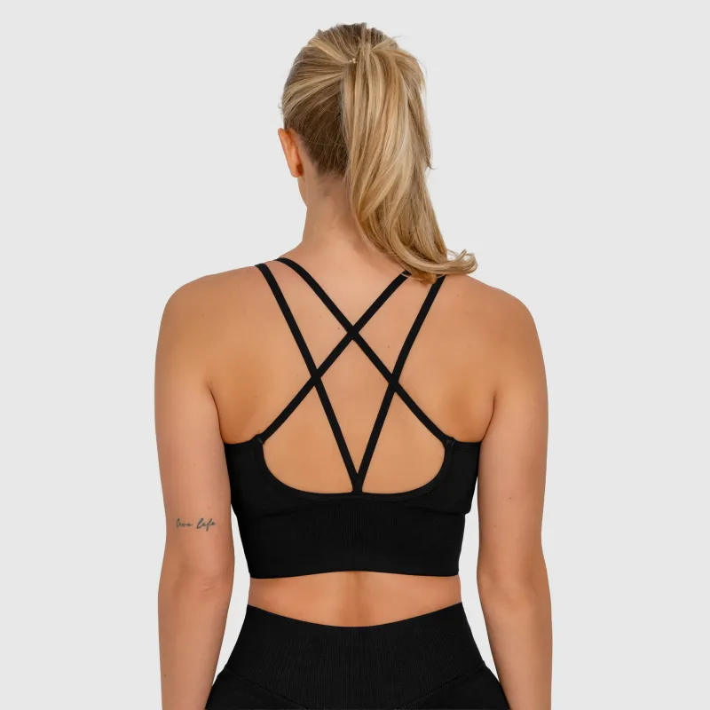 Női sportmelltartó Iron Aesthetics Ultimate, fekete-5