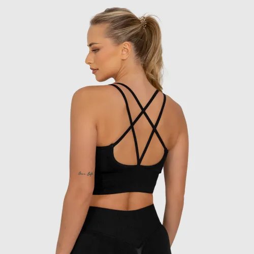 Női sportmelltartó Iron Aesthetics Ultimate, fekete