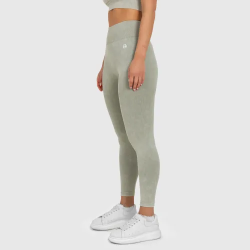 Női leggings Iron Aesthetics Faded, washed green