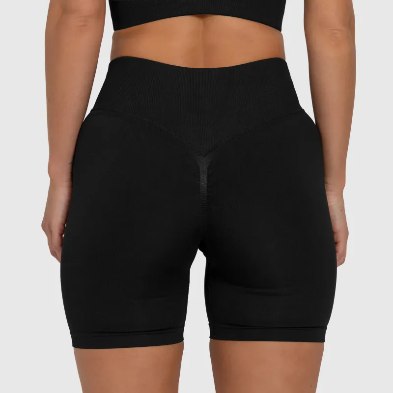 Női sport rövidnadrág Iron Aesthetics Ultimate, fekete-5