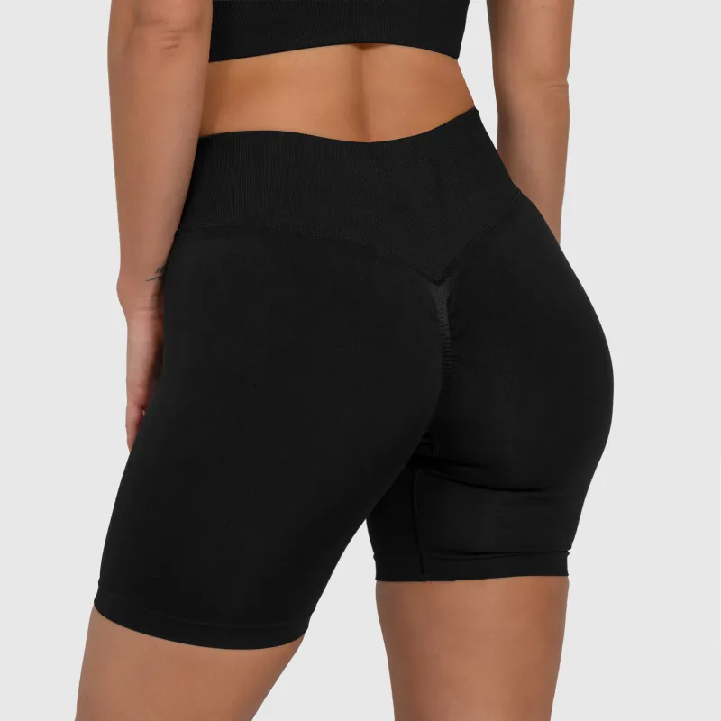 Női sport rövidnadrág Iron Aesthetics Ultimate, fekete-4