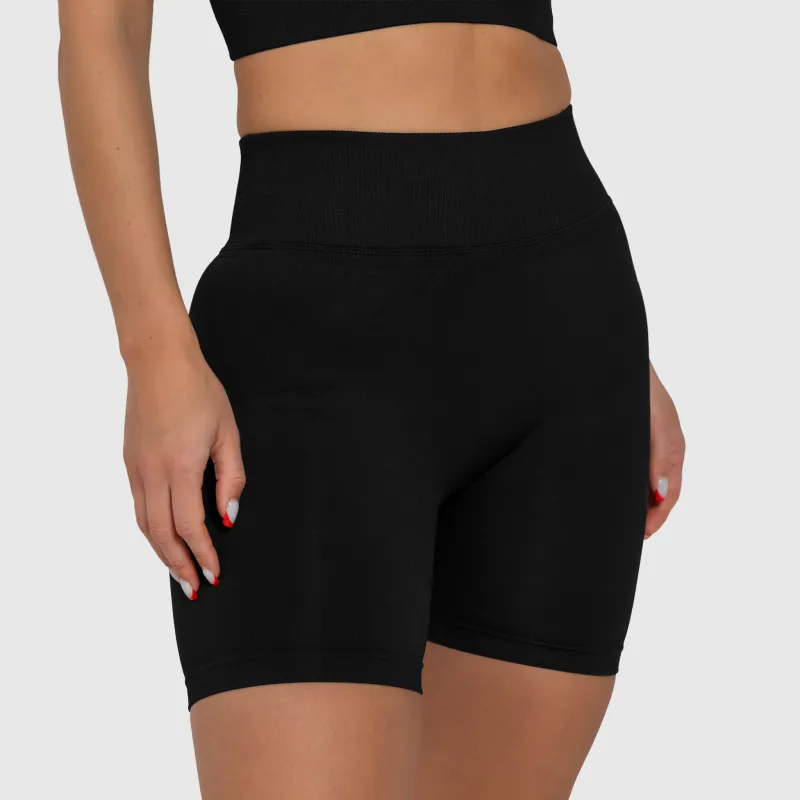 Női sport rövidnadrág Iron Aesthetics Ultimate, fekete-2