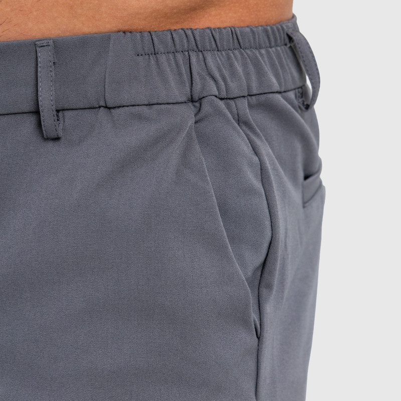Férfi rövidnadrág Iron Aesthetics Chino Flex, szürke · záber 7