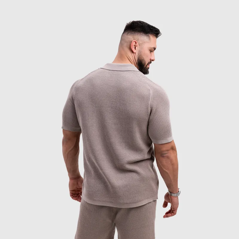 Férfi kötött szett Iron Aesthetics Vibe, bézs-14