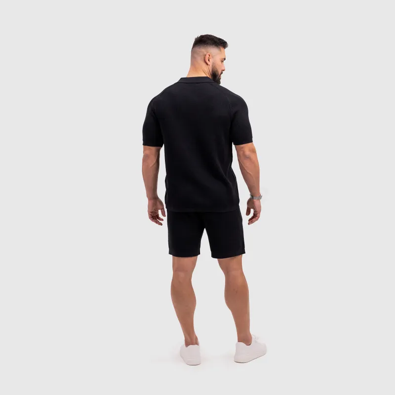 Férfi kötött szett Iron Aesthetics Vibe, fekete-16