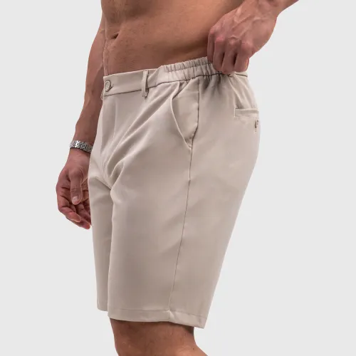 Férfi rövidnadrág Iron Aesthetics Chino Flex, bézs