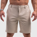 Férfi rövidnadrág Iron Aesthetics Chino Flex, bézs