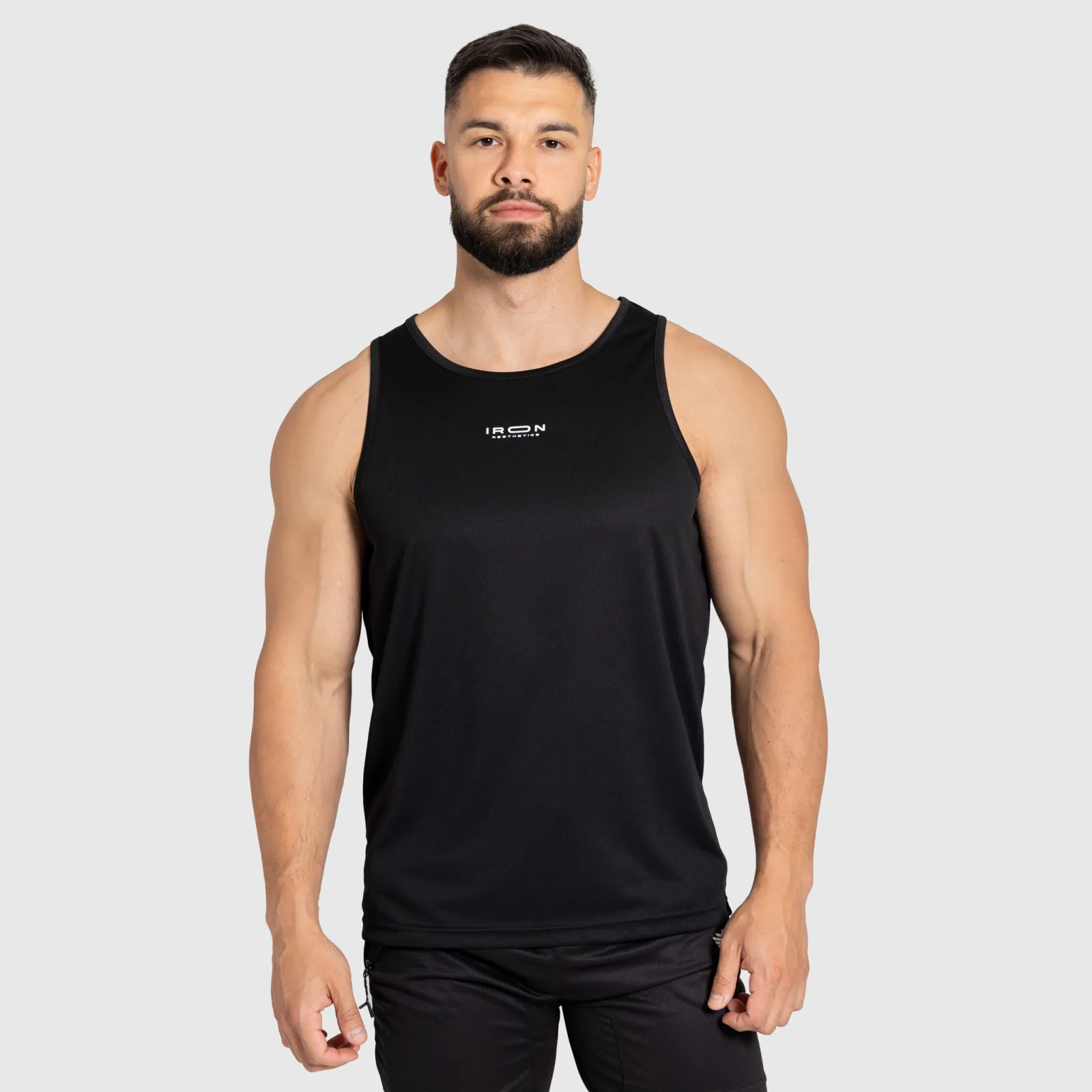 Férfi sportos atléta Iron Aesthetics Athlete, fekete-1