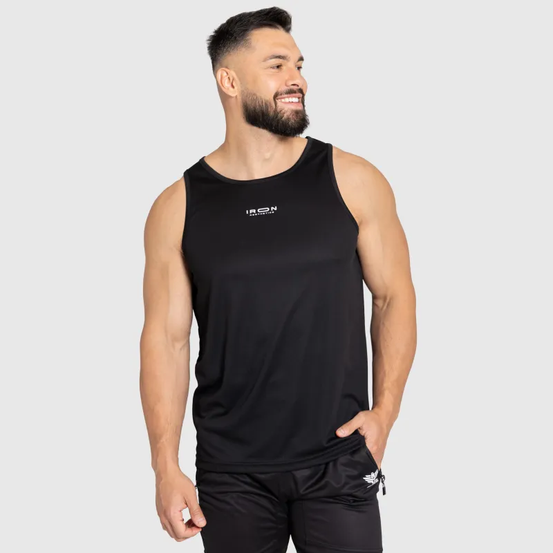 Férfi sportos atléta Iron Aesthetics Athlete, fekete-3