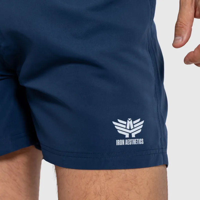 Férfi úszóshort Iron Aesthetics Sunshine, navy-4