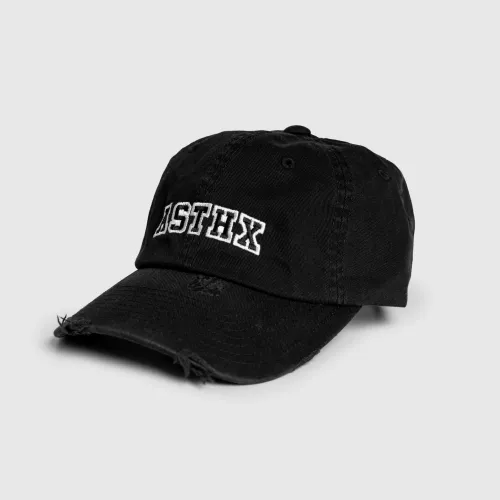 Distressed siltes sapka Iron Aesthetics ASTHX, fekete