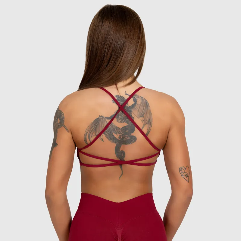 Sportmelltartó Iron Aesthetics Shape, bordó-4