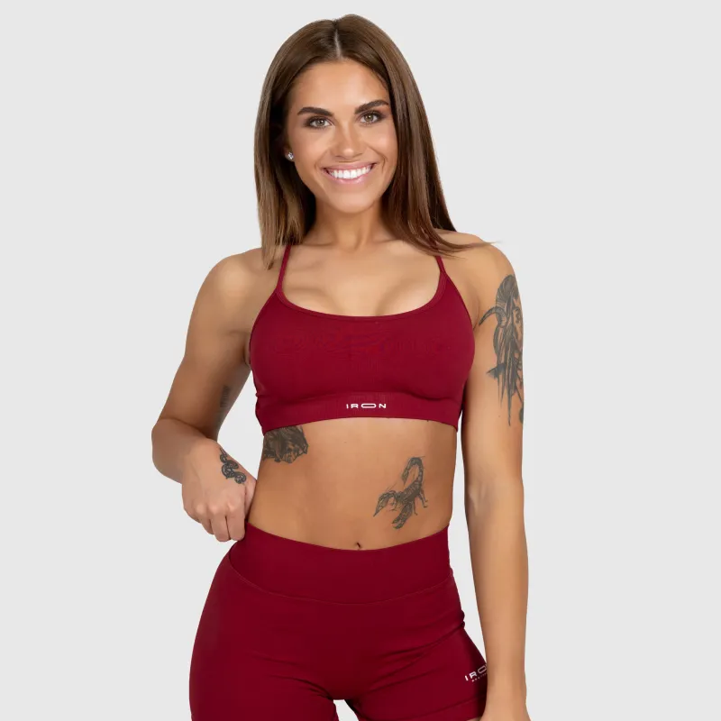Sportmelltartó Iron Aesthetics Shape, bordó-8