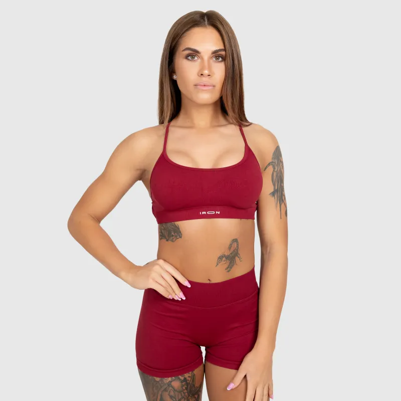 Sportmelltartó Iron Aesthetics Shape, bordó-3