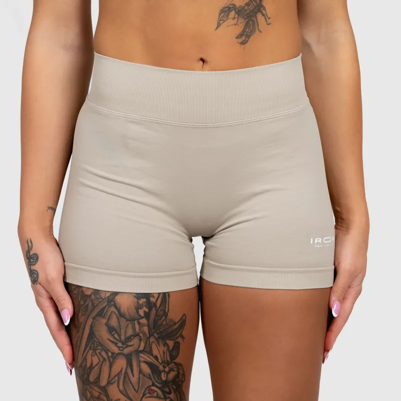 Sportos rövidnadrág Iron Aesthetics Shape, bézs-4