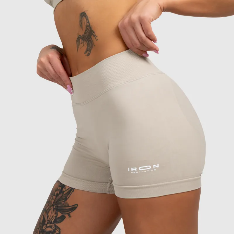 Sportos rövidnadrág Iron Aesthetics Shape, bézs-3