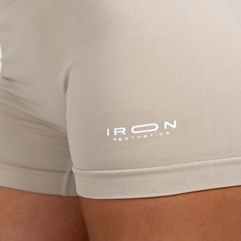 Sportos rövidnadrág Iron Aesthetics Shape, bézs · záber 6
