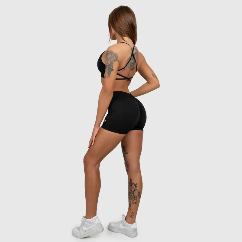 Sportos rövidnadrág Iron Aesthetics Shape, fekete-9