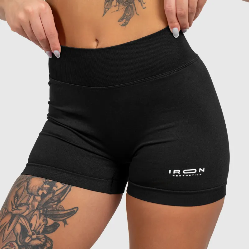 Sportos rövidnadrág Iron Aesthetics Shape, fekete-3