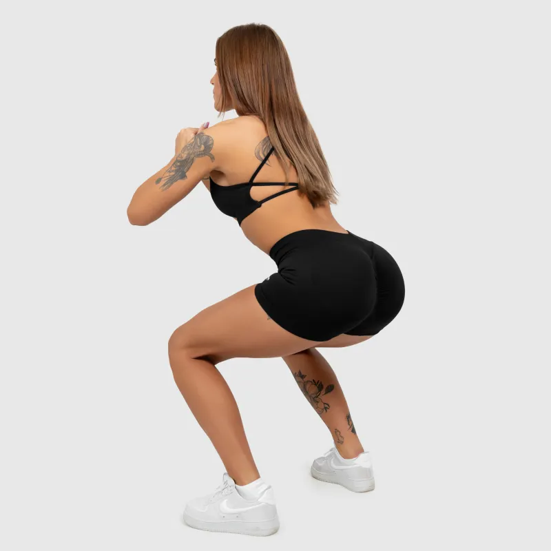 Sportos rövidnadrág Iron Aesthetics Shape, fekete-10