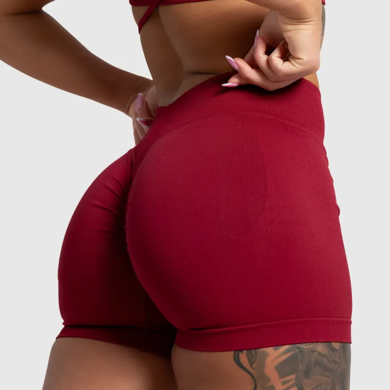Sportos rövidnadrág Iron Aesthetics Shape, bordó-4