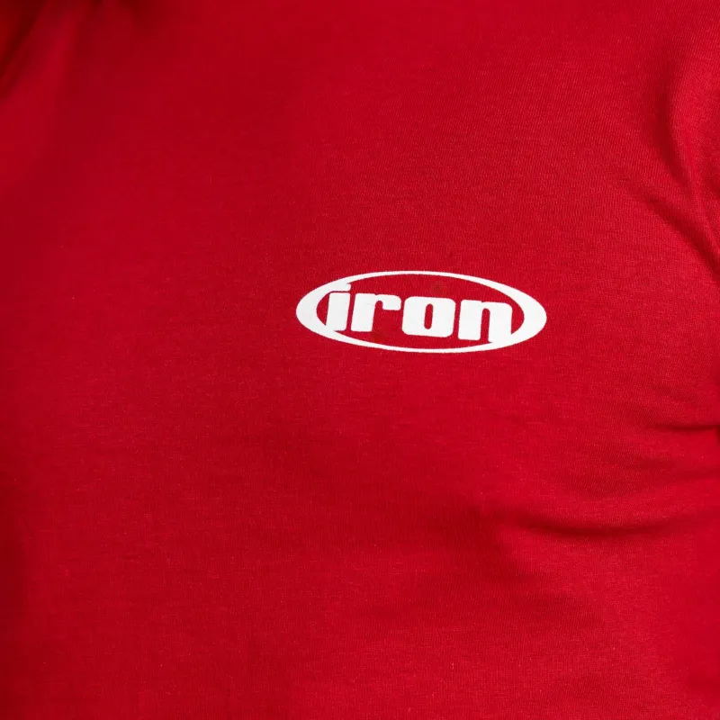 Férfi póló Iron Aesthetics Loop, piros-4