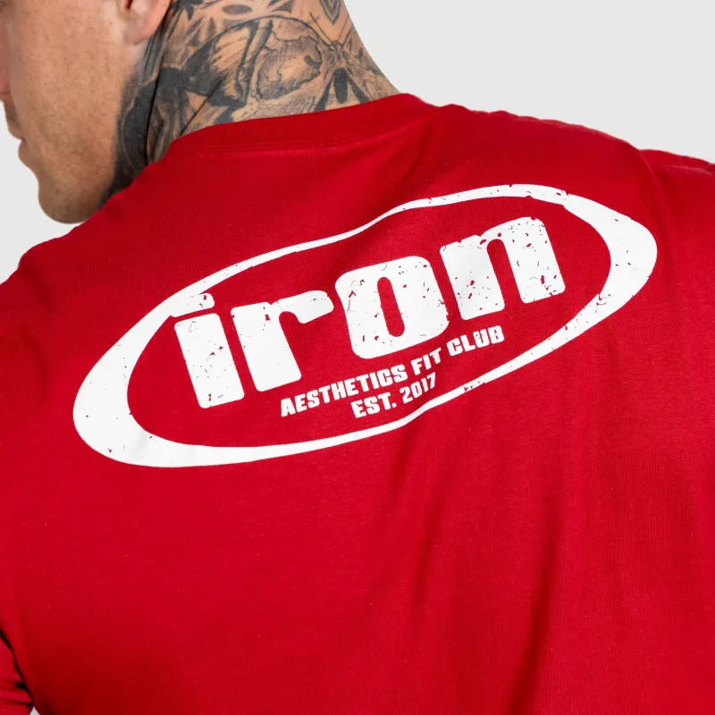 Férfi póló Iron Aesthetics Loop, piros-5