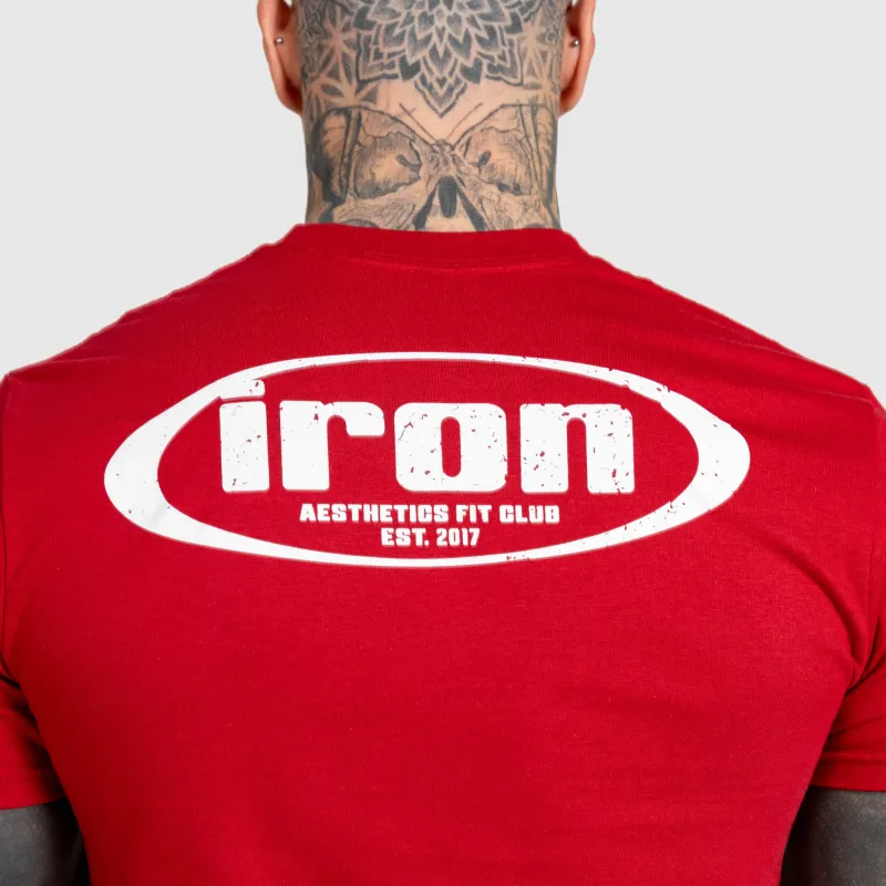 Férfi póló Iron Aesthetics Loop, piros-7