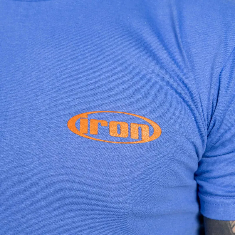 Férfi póló Iron Aesthetics Loop, kék-5