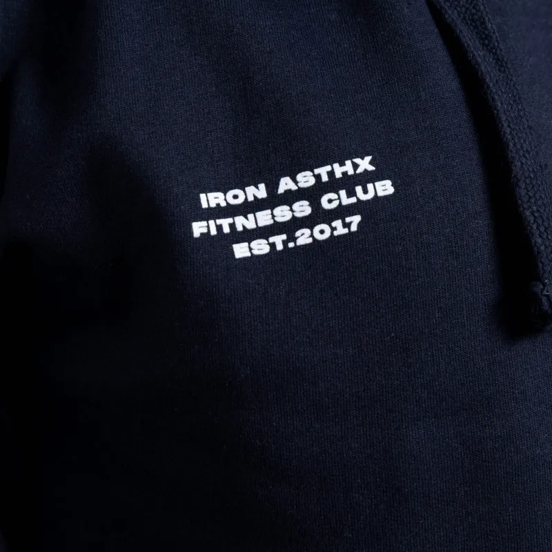 Férfi kapucnis pulcsi Iron Aesthetics Club Hoodie, navy-6