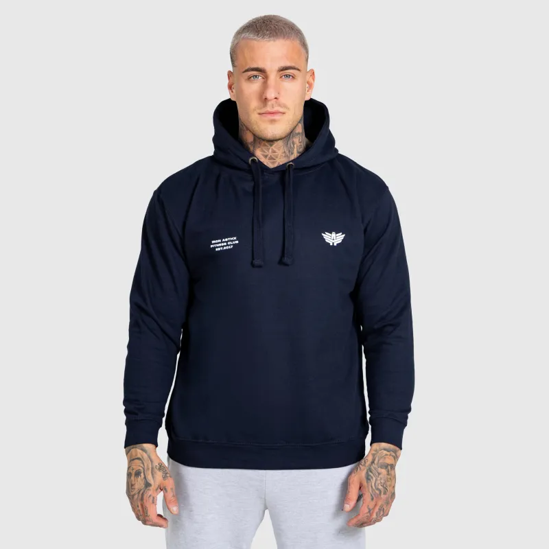 Férfi kapucnis pulcsi Iron Aesthetics Club Hoodie, navy-1