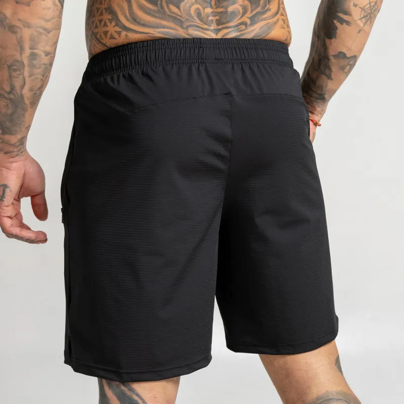 Férfi sportos short Iron Aesthetics Aero, fekete-5