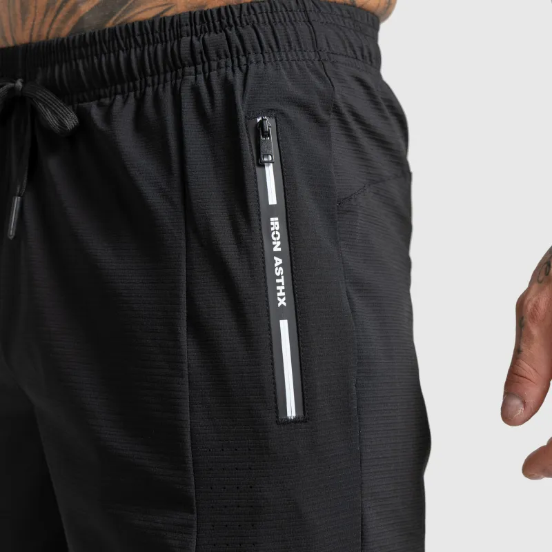 Férfi sportos short Iron Aesthetics Aero, fekete-7