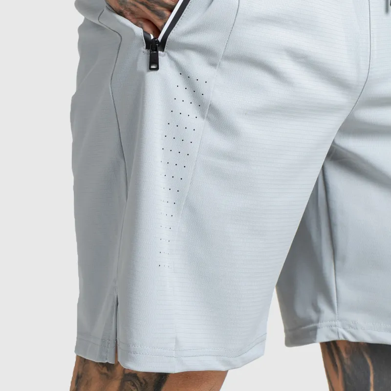 Férfi sportos short Iron Aesthetics Aero, szürke-4