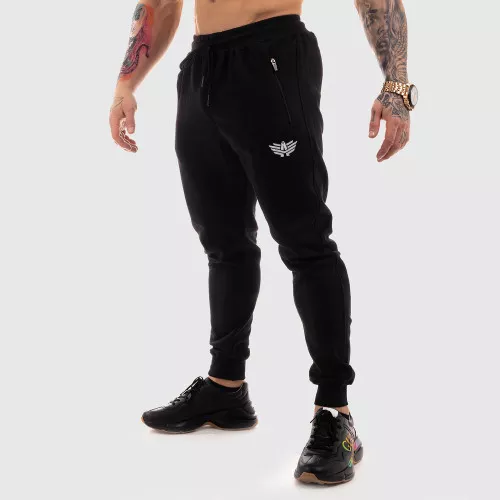 Jogger melegítőnadrág Iron Aesthetics Round, fekete