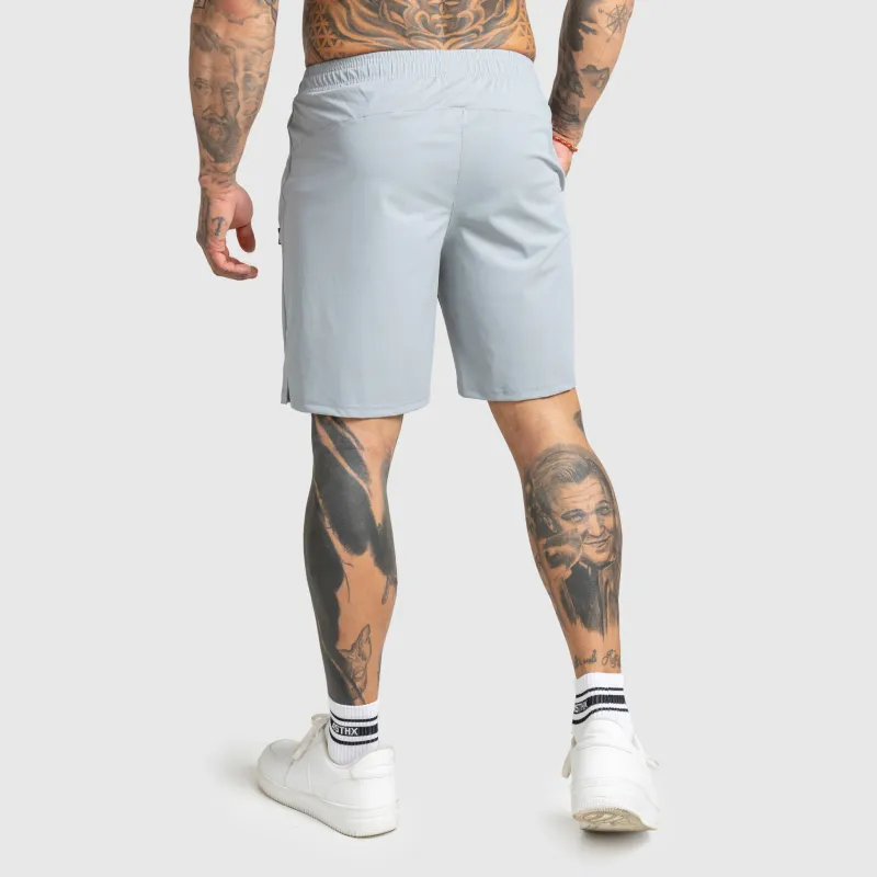 Férfi sportos short Iron Aesthetics Aero, szürke-5