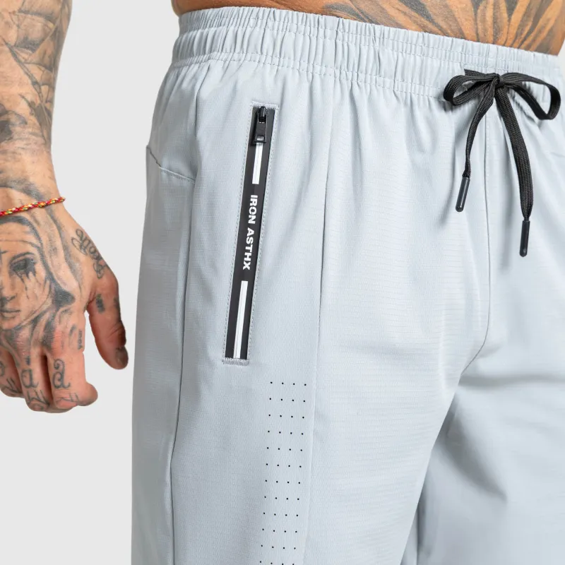 Férfi sportos short Iron Aesthetics Aero, szürke-6