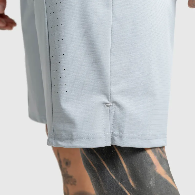 Férfi sportos short Iron Aesthetics Aero, szürke-7