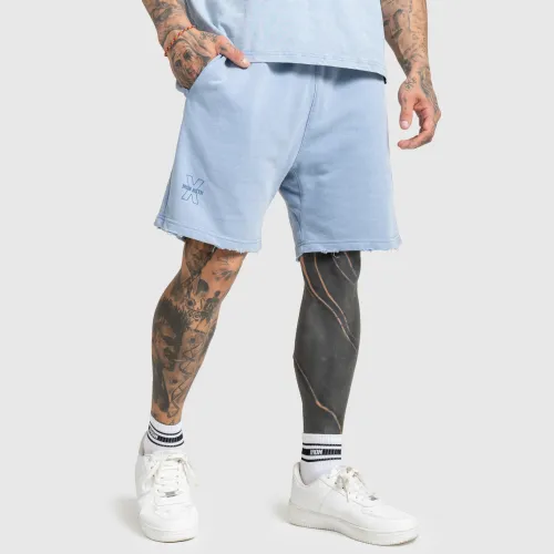 Férfi rövidnadrág X Washed, kék