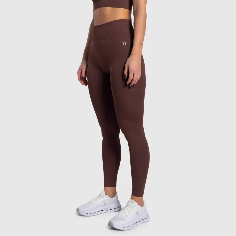 Női leggings Iron Aesthetics Ultimate, barna-6
